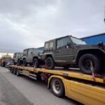 Японія передала українським військовим кілька автомобілів (фото)