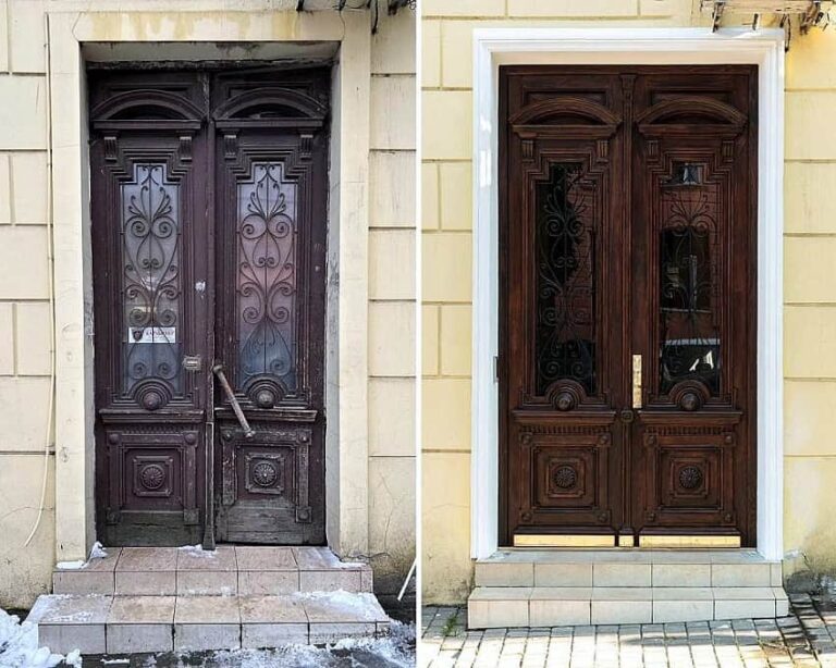 Розкіш історії в кожній деталі: в Одесі з’явились ще одні відреставровані двері (фото)