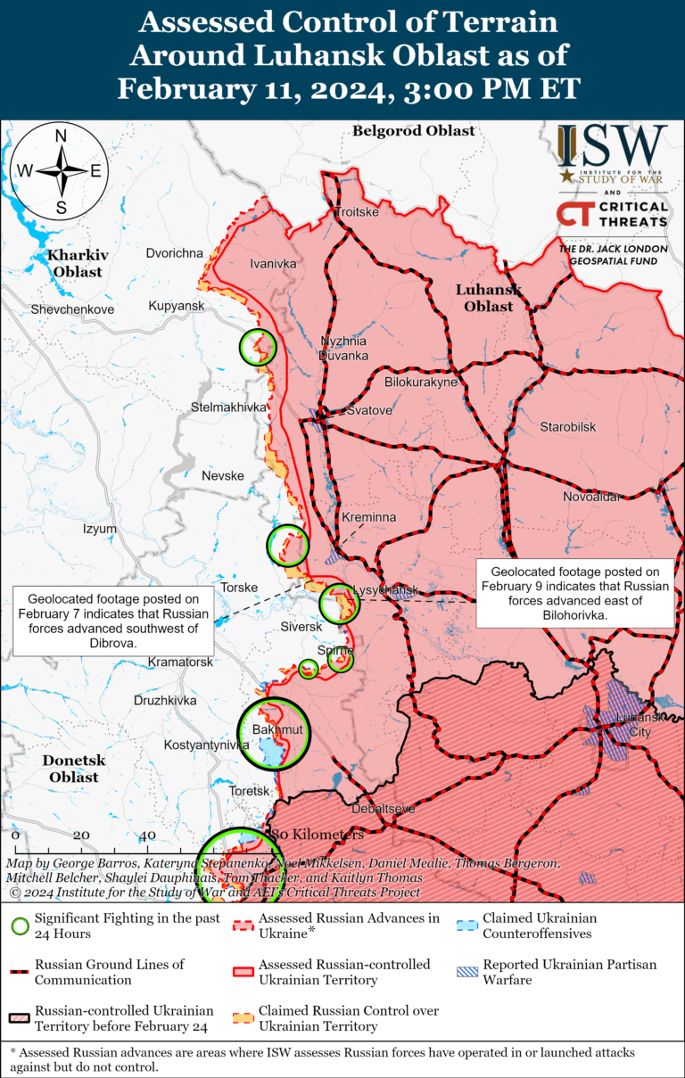 ЗСУ мали успіх у районі Кринок, в Авдіївці точаться позиційні бої: карти ISW