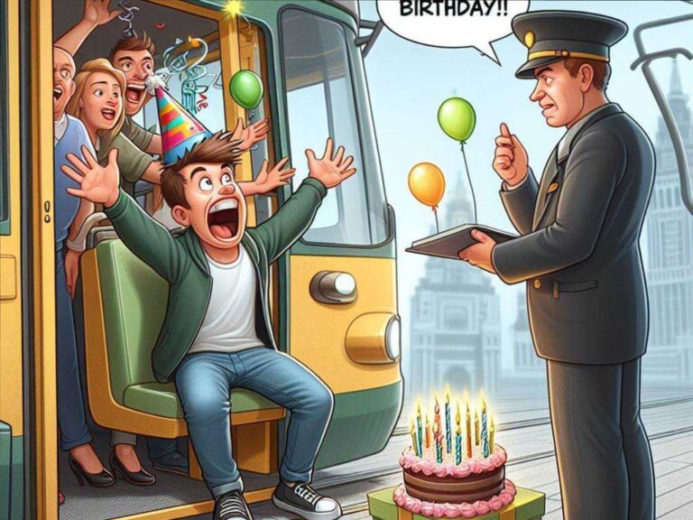 Анекдот дня: день народження в трамваї