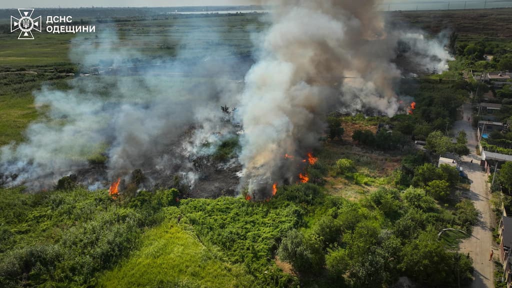 На Одещині вирують пожежі в екосистемах: є постраждалі (відео)