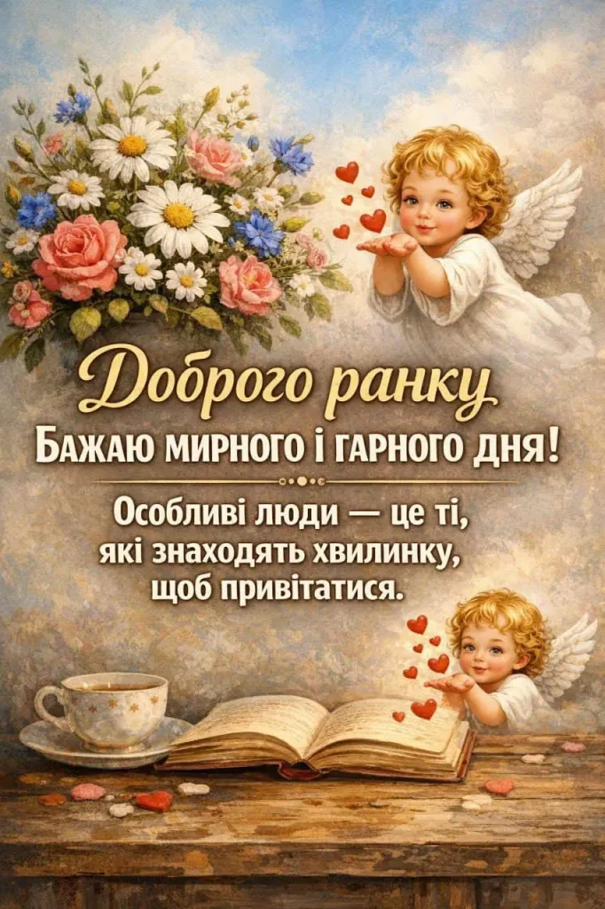 Доброго ранку, гарного дня: картинки, листівки