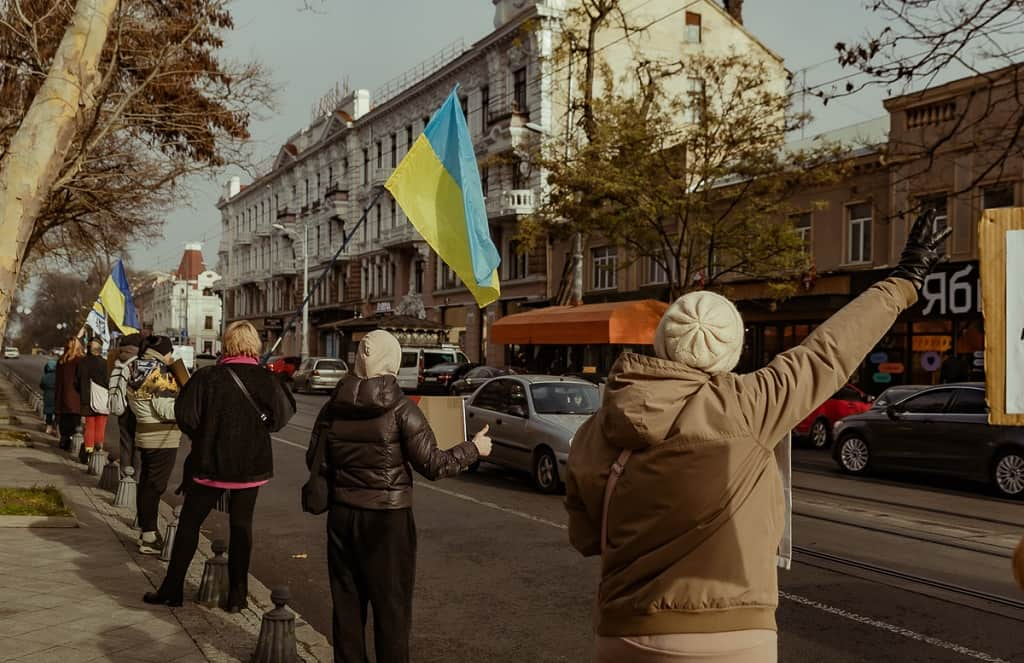 В Одесі пройшла чергова акція-пікет на підтримку ЗСУ