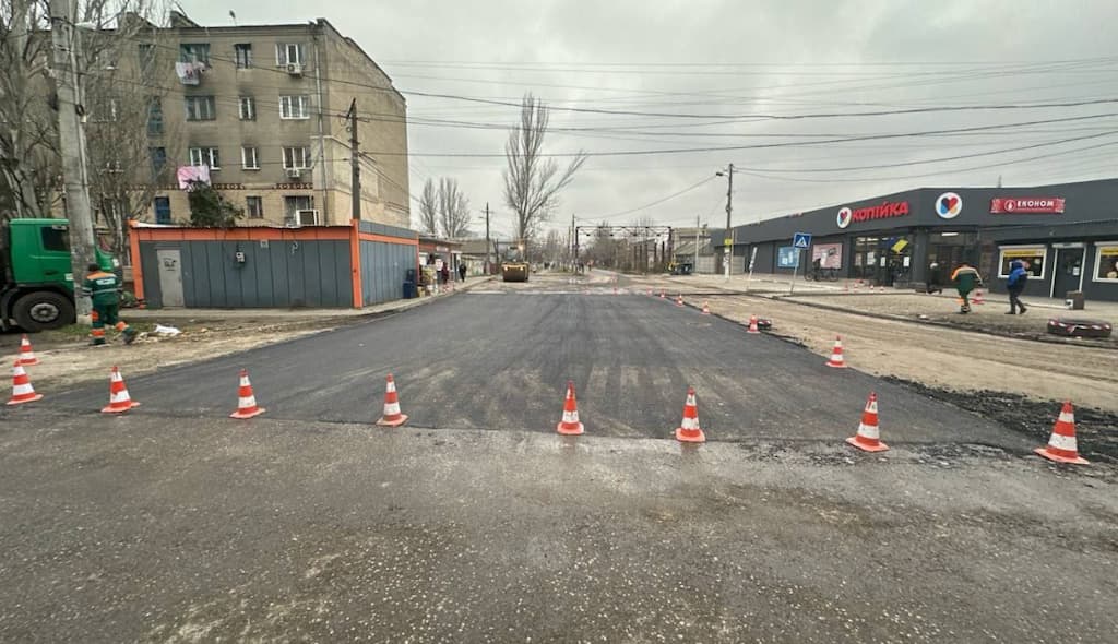 В Одесі на Пересипі відремонтували перехрестя