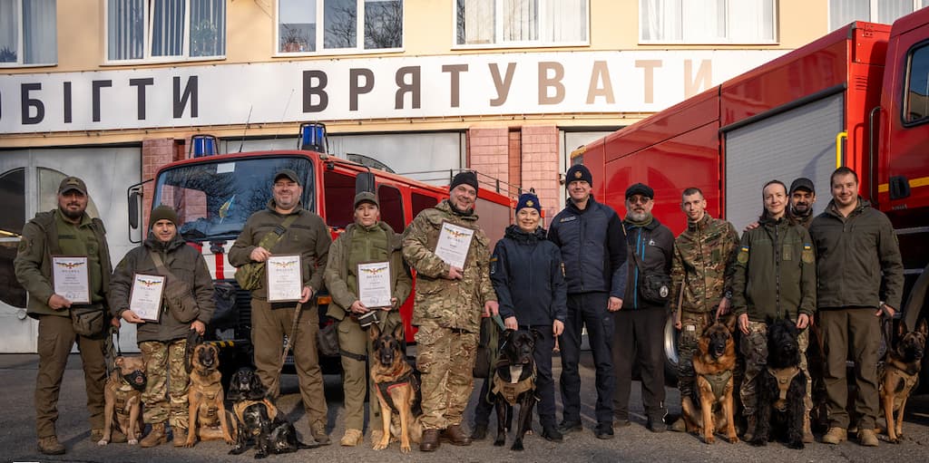 В Одесі нагородили кінологів-добровольців | Новини Одеси