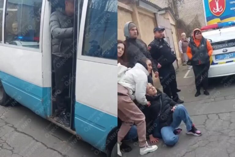 В Одесі заблокували автобус мобілізованими