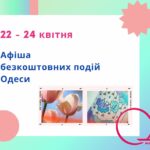 Безкоштовні події в Одесі 22-24 квітня 2025 року: концерти, виставки, лекції
