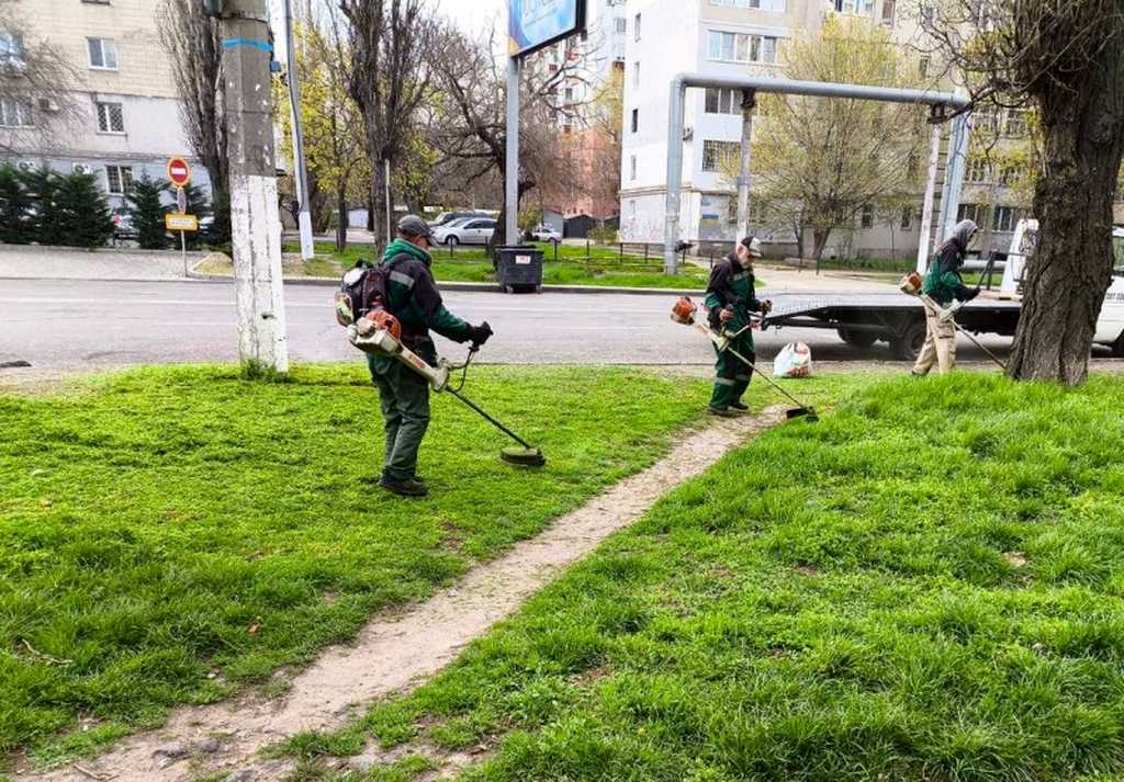 В Одесі розпочали масштабний покіс трави