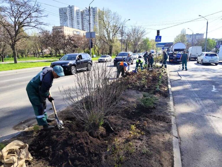 В Одесі висадили понад 300 молодих дерев у квітні