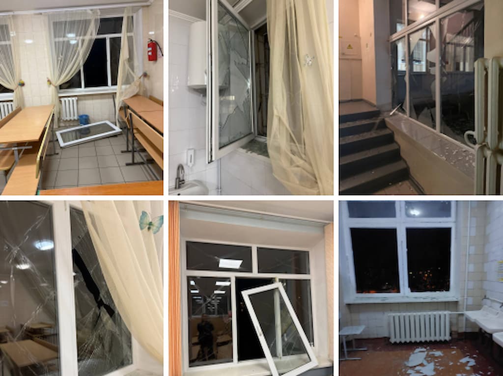 Під час нічного нальоту дронів в Одесі постраждали три школи