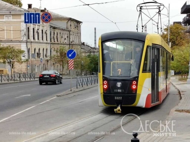 Трамвай №7 тимчасово припиняє рух в Одесі з 21 травня