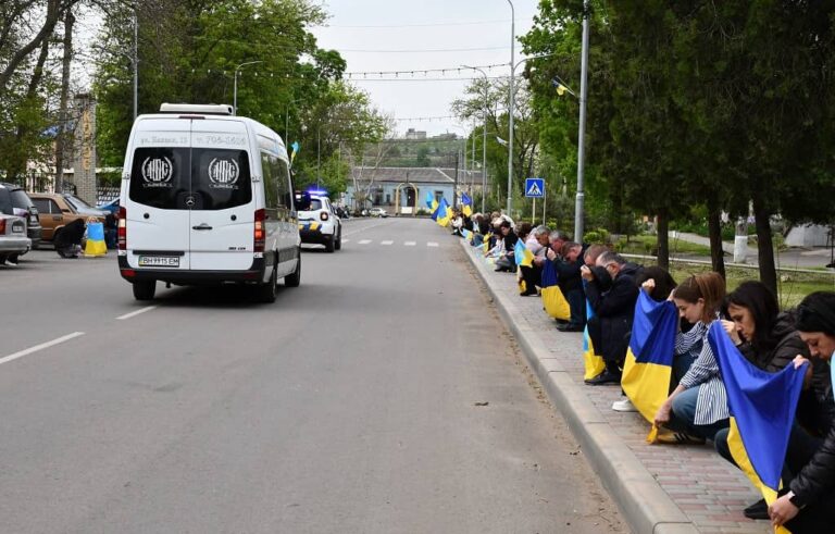 Прощання з полеглими захисниками України в Одеській області – Петром Шестаковим та Олегом Урбаном