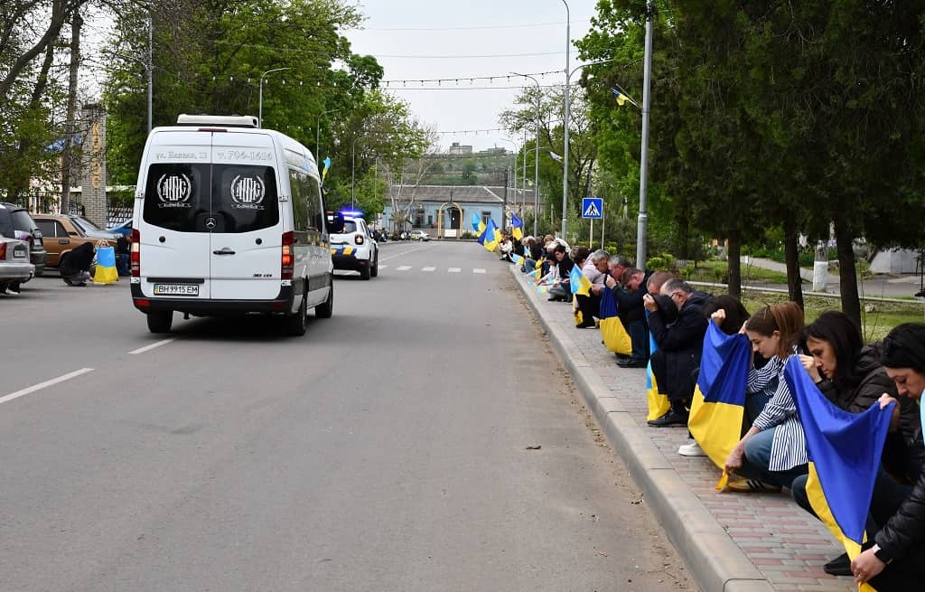 Прощання з полеглими захисниками України в Одеській області – Петром Шестаковим та Олегом Урбаном