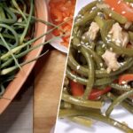 Рецепт часникових стрілок з куркою – фото і відео приготування