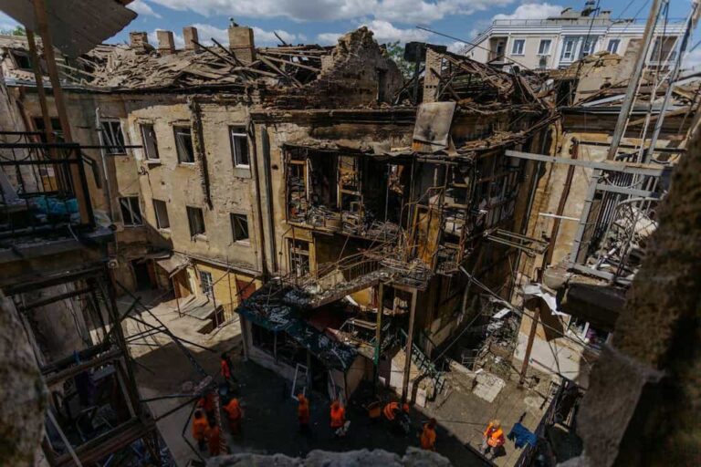 В історичному центрі Одеси зруйновано десятки будинків