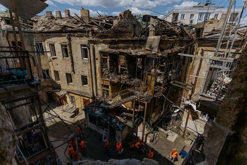 В історичному центрі Одеси зруйновано десятки будинків