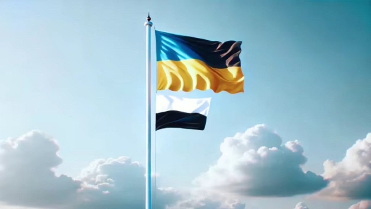 На вокзалі в Одесі підняли чорно-білий Прапор Надії