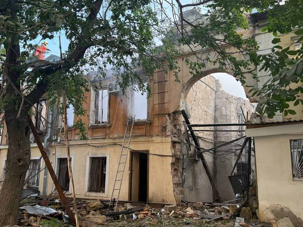 Одеса постраждала від масованої атаки дронів