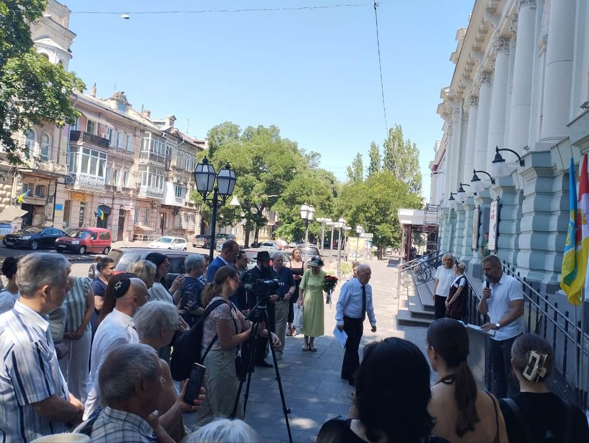 Відкриття дошки Генріху Осташевському в Одесі