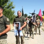 Окнянська громада попрощалася з Олегом Василевським, який загинув на Донецькому напрямку