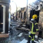 росіяни спалили радіоринок в Одесі