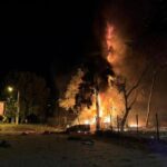 Одеський район у полум’ї: безперервні атаки російських дронів тривали кілька годин — ФОТО