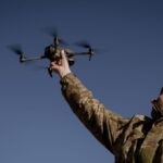 Відео: FPV-дрон знищив гелікоптер російських військ