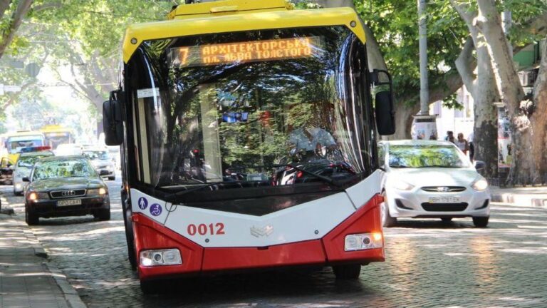 7 троллейбус Одесса: маршрут, расписание