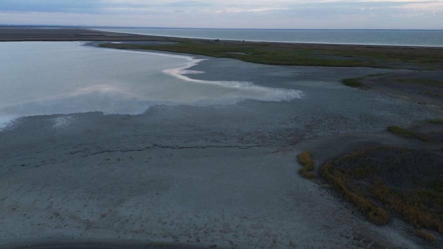 Водна трагедія в Одещині: лиман недалеко від Расейки перетворився на мулове поле – ФОТО