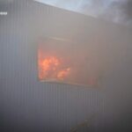 Пожежа на станції технічного обслуговування поблизу Одеси