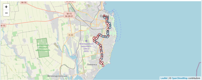 175 маршрутка Одесса: расписание, схема, стоимость