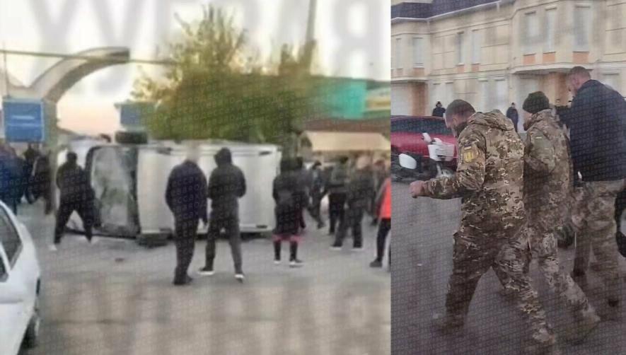 Газ, кийки та безлад: коментар ТЦК щодо масових заворушень під Одесою, – ВІДЕО