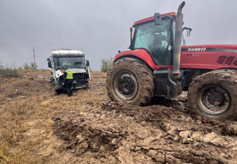 В умовах негоди інспектори швидкого реагування поліції Ізмаїльського району підтримували водіїв, що застрягли в автомобільній пастці.