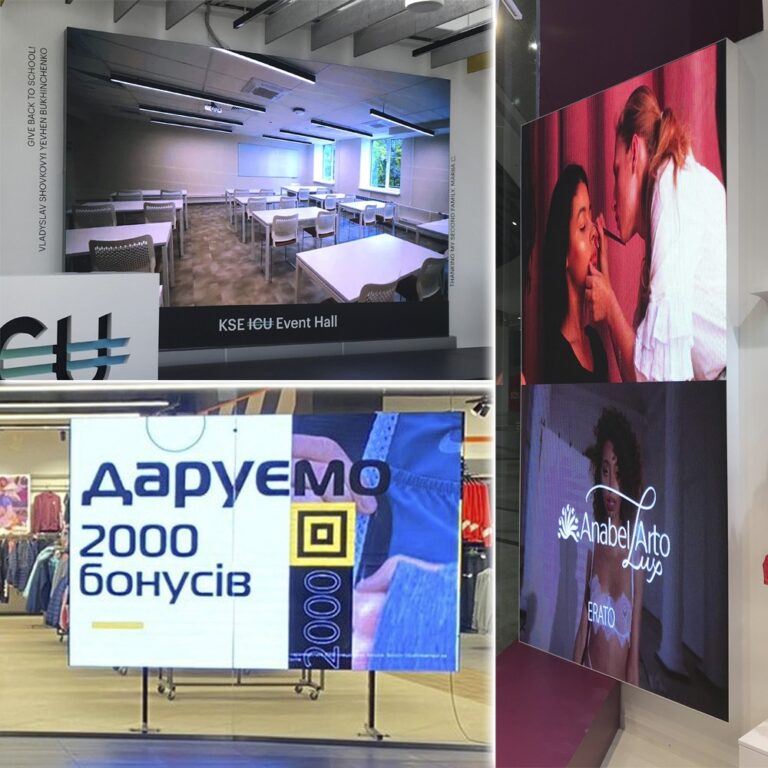 LED-экраны для помещений: современные решения для бизнеса и рекламы