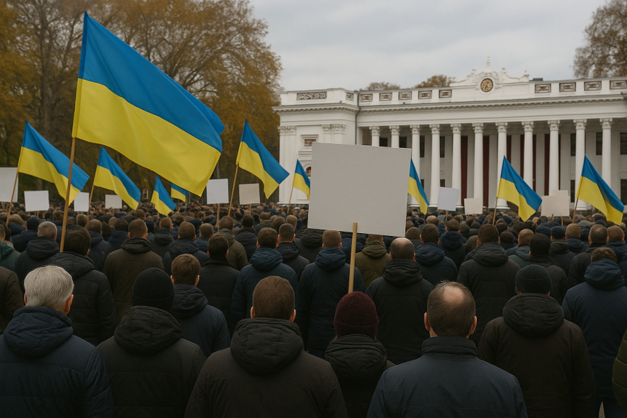 Одесити вимагають суду над Трухановим та введення військової адміністрації: мітинг проти мера.