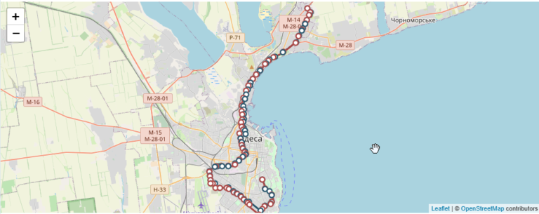 168 маршрутка Одесса: расписание, схема, стоимость