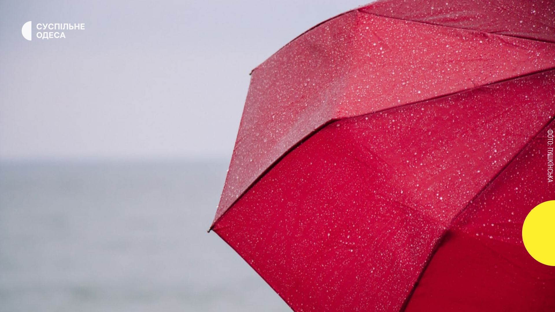 У Одесі на 11 листопада оголошено штормове попередження через сильний дощ, туман і вітер