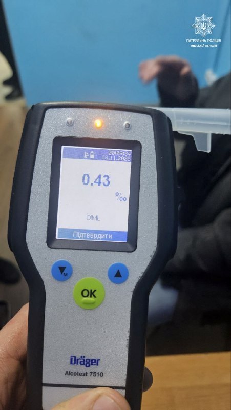 В Одесі наклали штраф на водія електросамоката, який перебував у стані сп’яніння