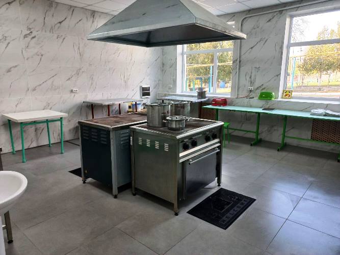 В Болградській громаді завершено капітальний ремонт ще одного харчоблоку навчального закладу, що відповідає сучасним стандартам якості та комфорту