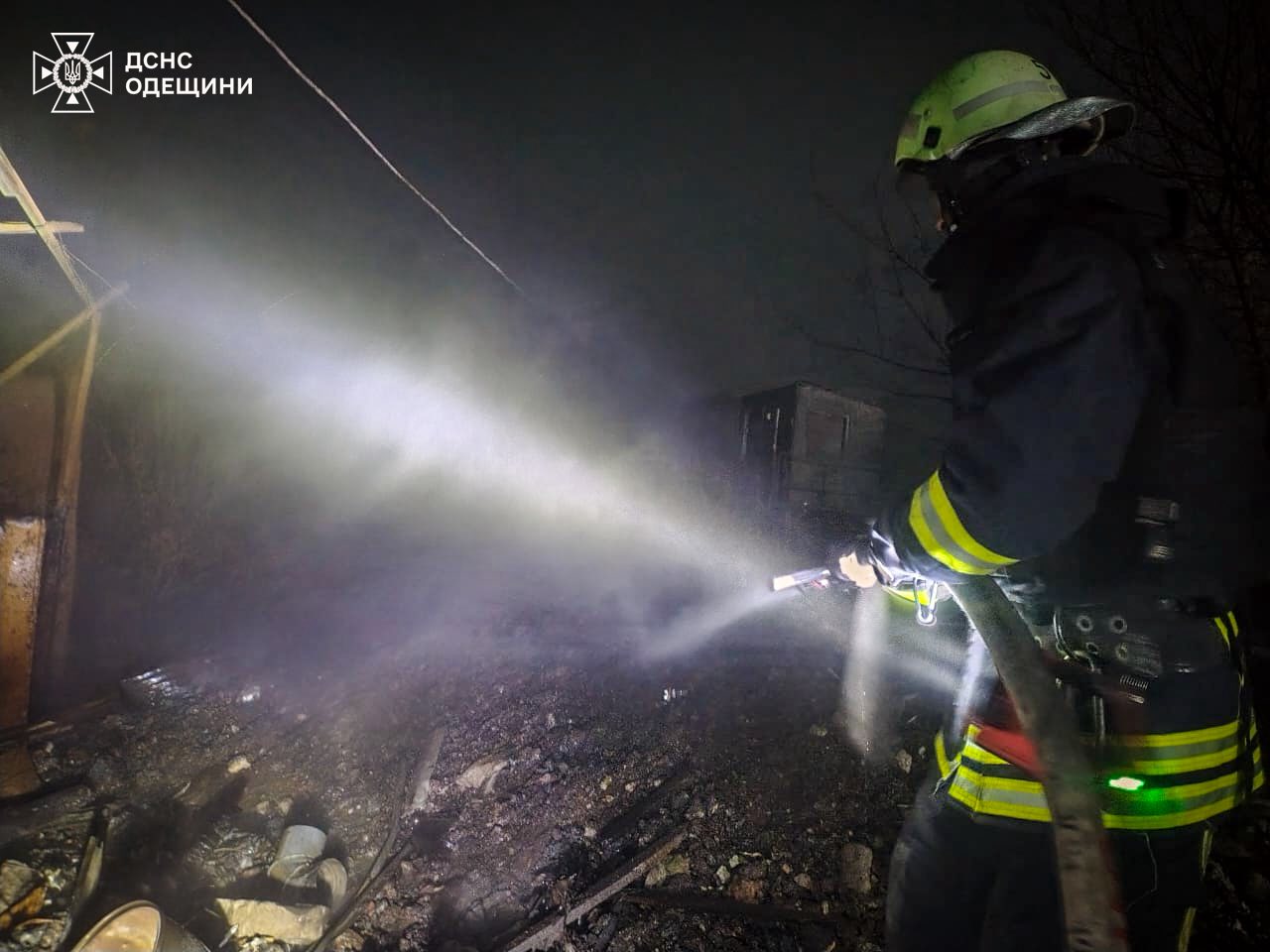 Ворог знову завдає удару по Одещині вночі