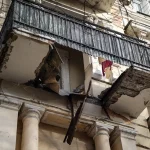 У Одесі обвалився балкон із двома жінками на ньому