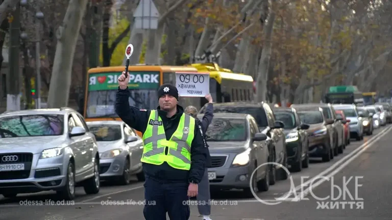 У центрі Одеси під час хвилини мовчання завмерло жваве перехрестя — акція пам’яті (фото)
