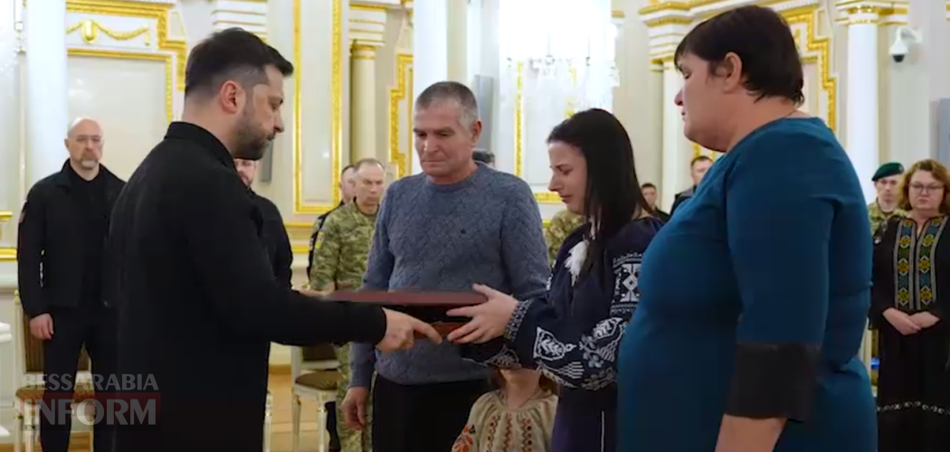 Президент особисто відзначив родину загиблого Героя з Кілії високою посмертною нагородою