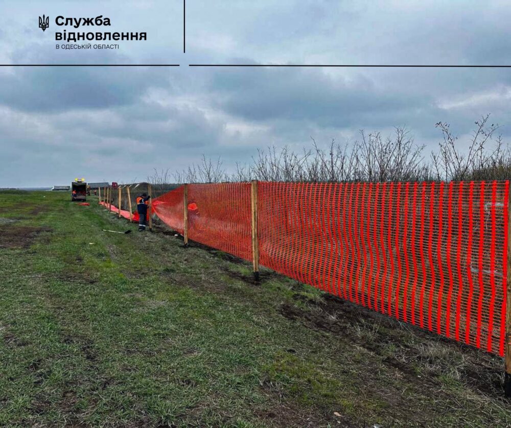 Одеська область вживає заходів для захисту доріг від снігових заметів