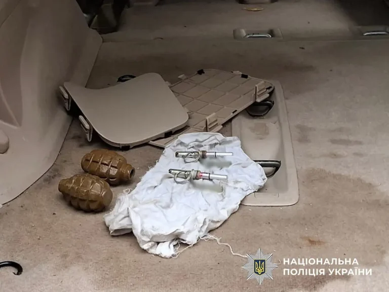 На Одещині суд узяв під варту підозрюваного, у якого в авто знайшли гранати Ф-1