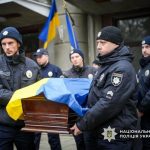 В Одесі попрощалися із загиблим поліцейським — ФОТО