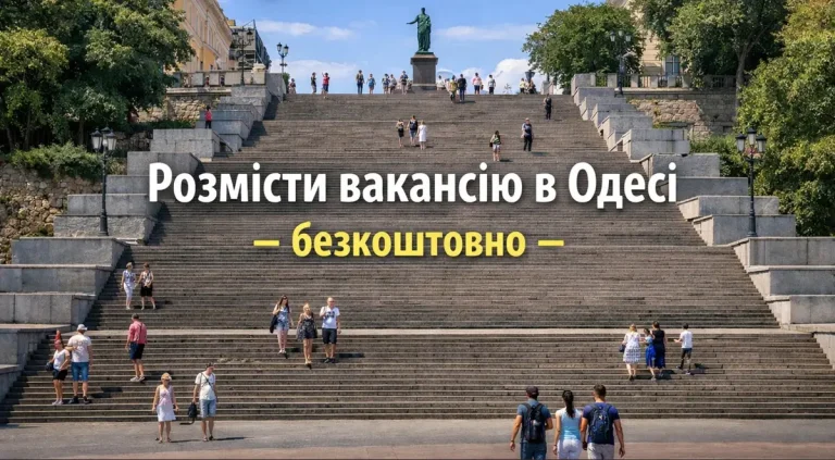 Знайдіть ідеального працівника в Одесі — розмістіть вакансію на BTW Shopping безкоштовно