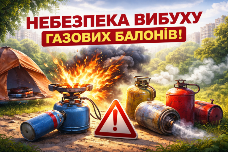 Рятувальники Одещини закликають одеситів до обережності після вибухів газових балонів