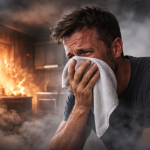 Нічна пожежа на Одещині: чоловік у власному будинку ледь не задихнувся