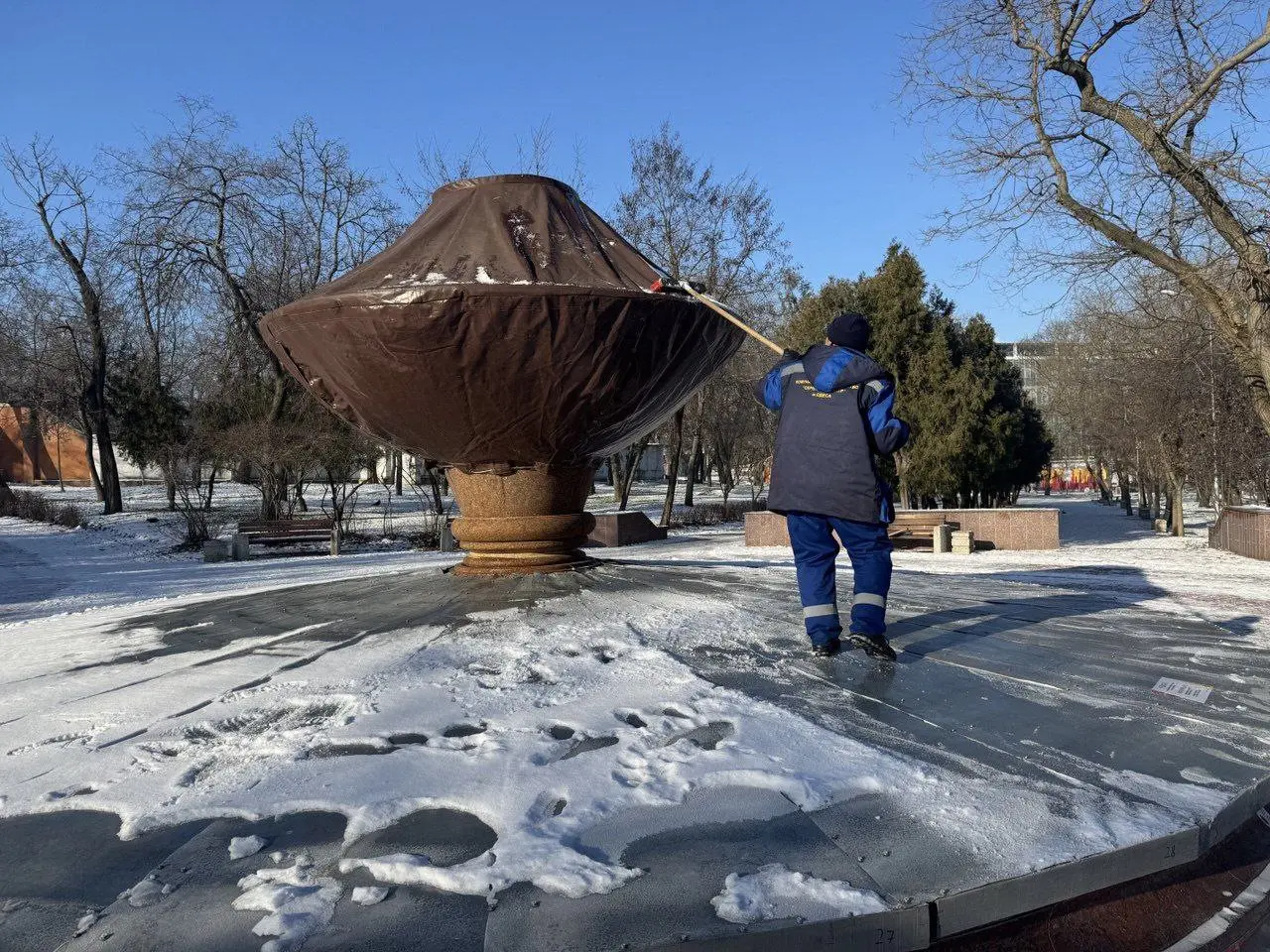 Фонтани Одеси взимку: чому мовчать і хто їх повертає